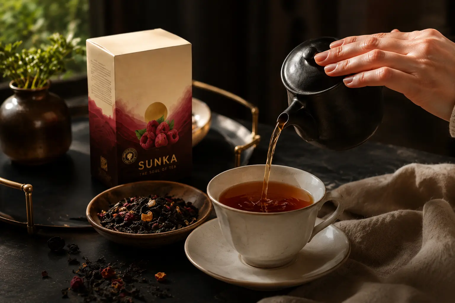 Preparación de una infusión SUNKA